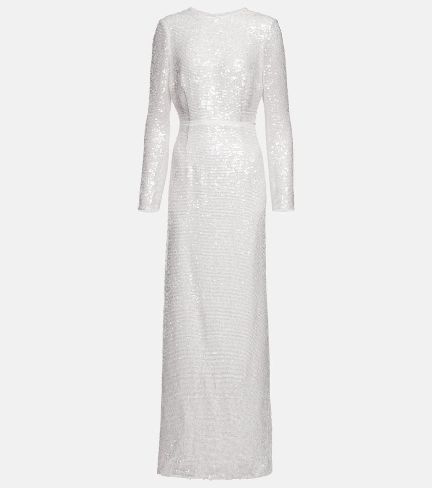 erdem yoanna sequined gown