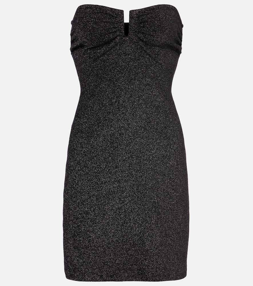 eres bronzage lurex minidress