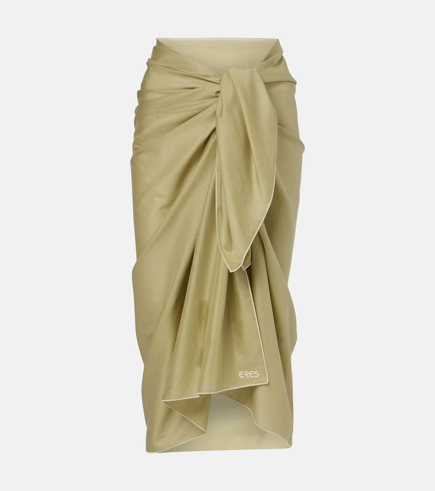 eres cabine cotton voile beach cover-up