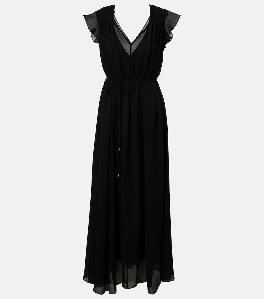 eres concert silk maxi dress