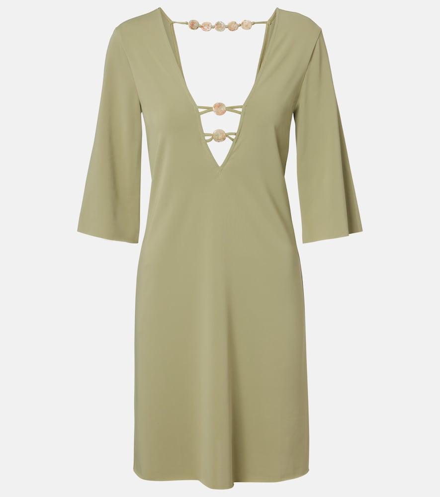 eres fabuleuse beaded midi dress