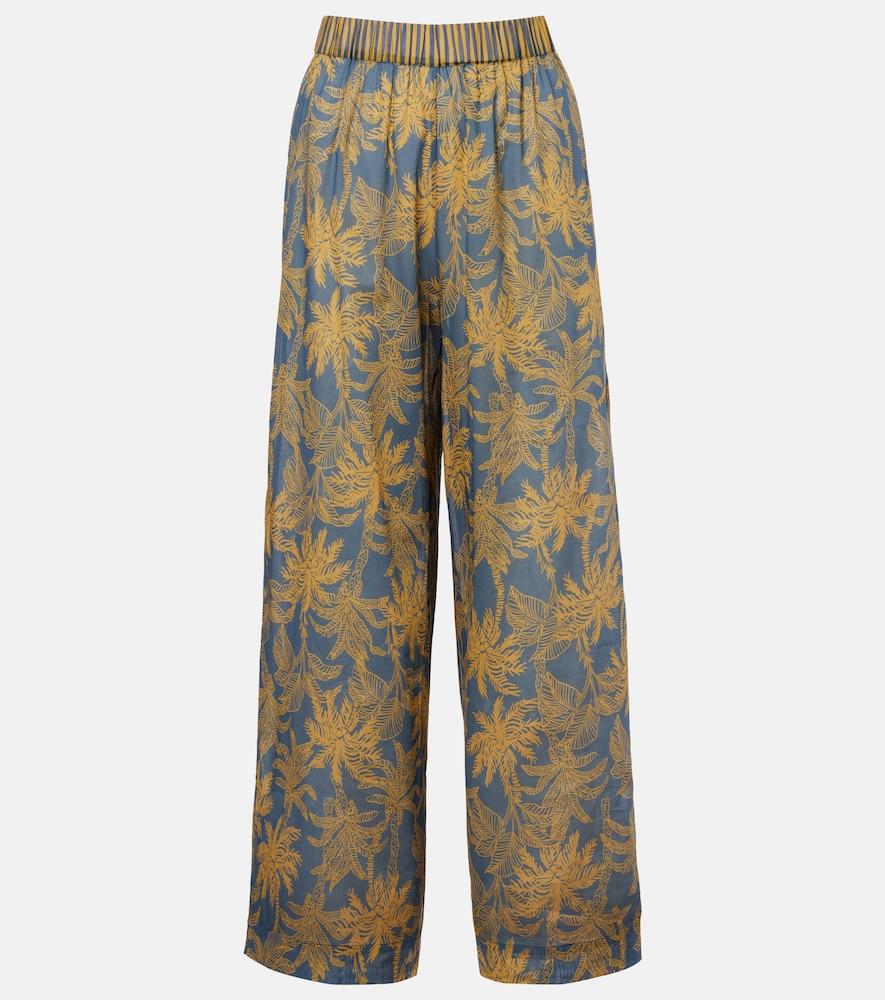 eres itinérant cotton voile wide-leg pants