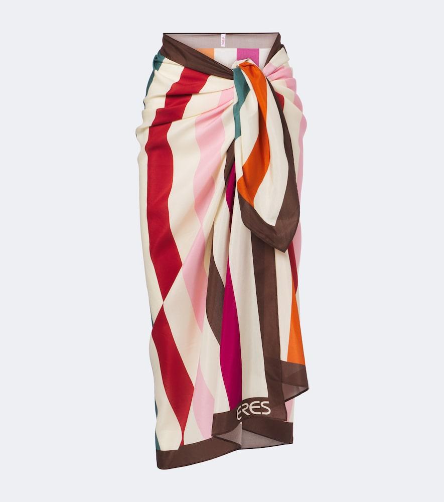eres modernity cotton and silk beach cover-up