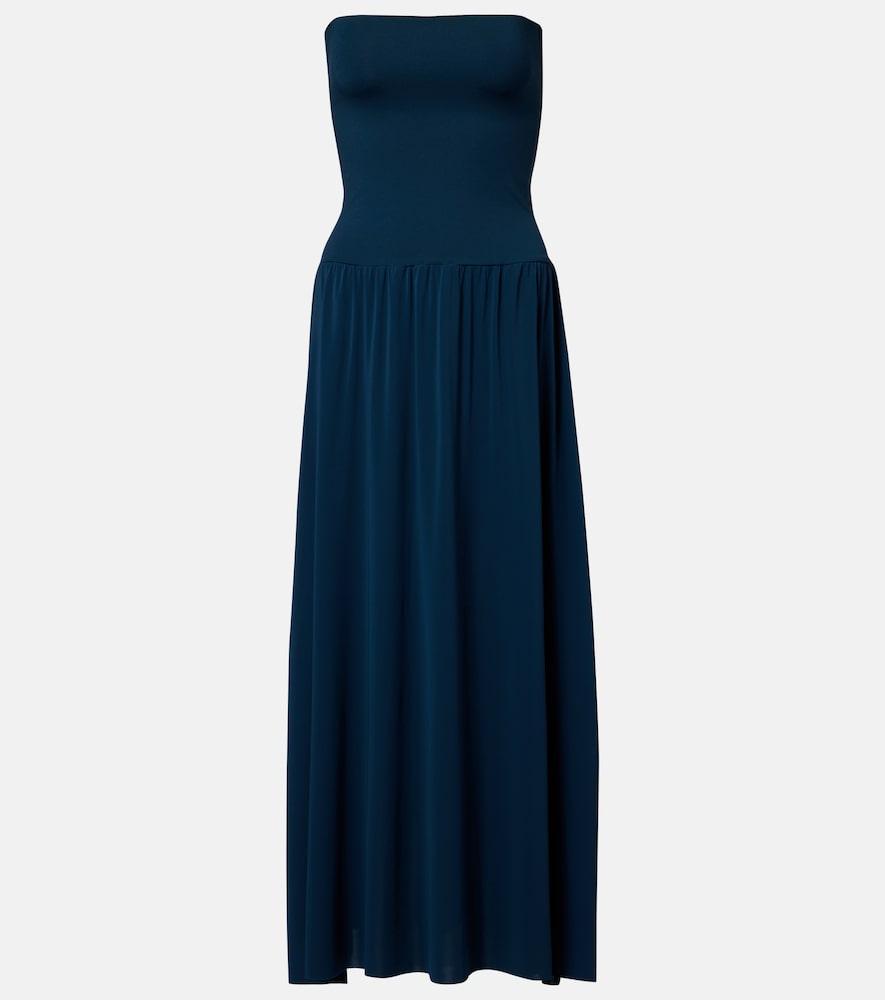 eres oda crêpe jersey maxi dress