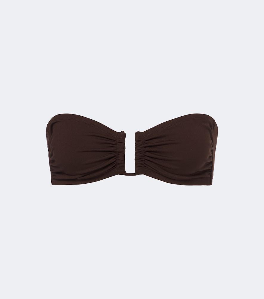 eres show bandeau bikini top