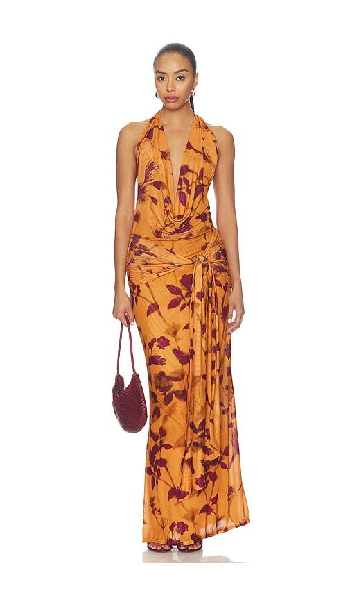 especia napali long dress in multi. - size l (also in xs, s, m, xl)
