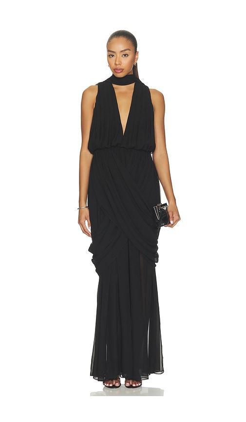 et ochs arabella gown in black. - size 0 (also in 2, 4, 6, 10)
