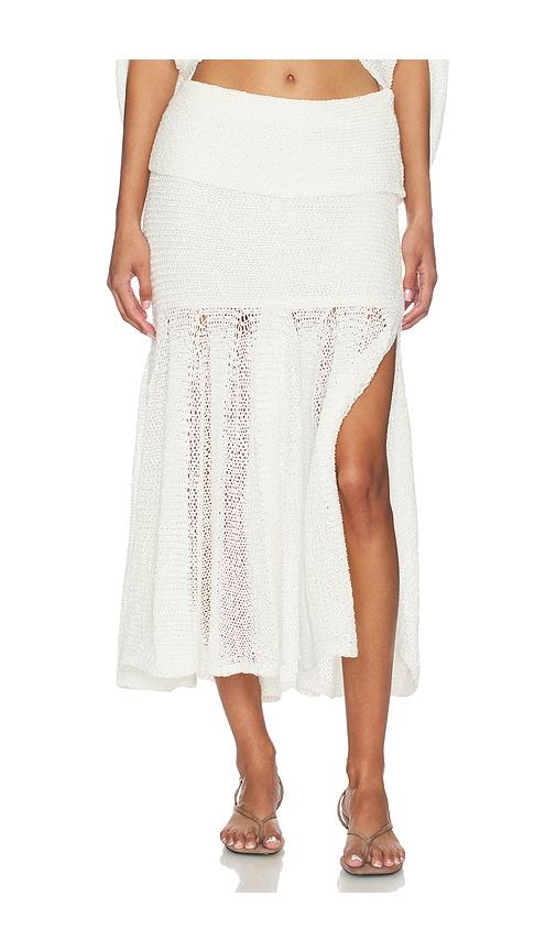 et ochs kiernan knit skirt in white. - size m (also in s)