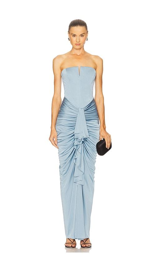 et ochs selena gown in baby blue. - size 2 (also in 4, 6)