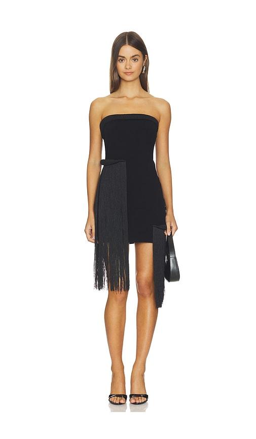 et ochs suki knit mini dress in black. - size l (also in xs, s, m)