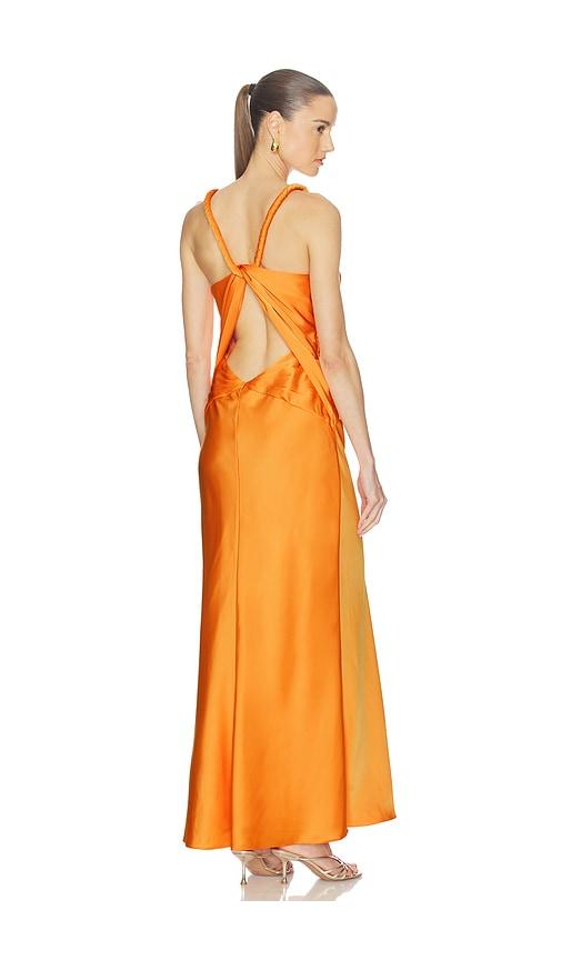 et ochs tatum gown in tangerine. - size 0 (also in 4)