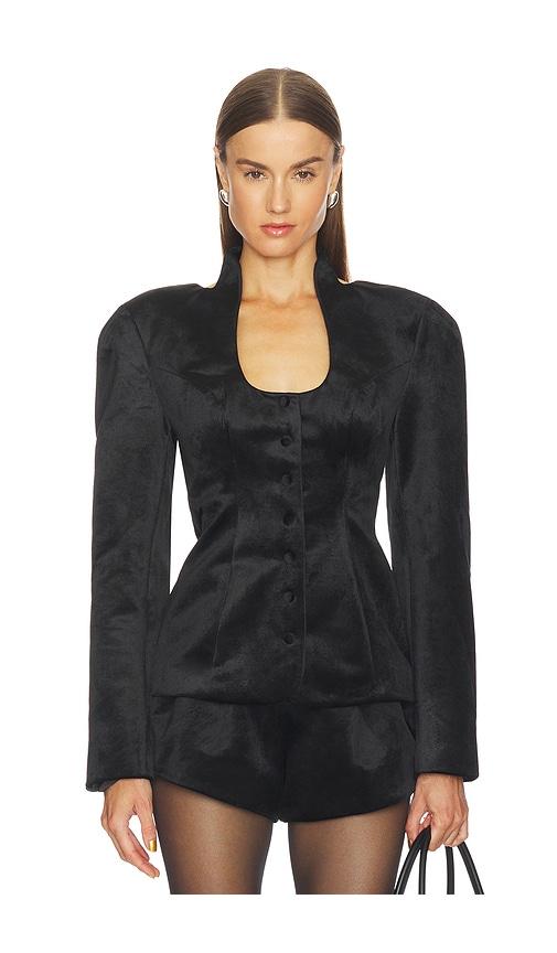 et ochs vaud jacket in black. - size 2 (also in 4, 6)