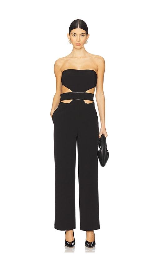et ochs waverly jumpsuit in black. - size 6 (also in 8)