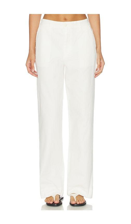 eterne benson pant in white. - size 10 (also in 12, 8)