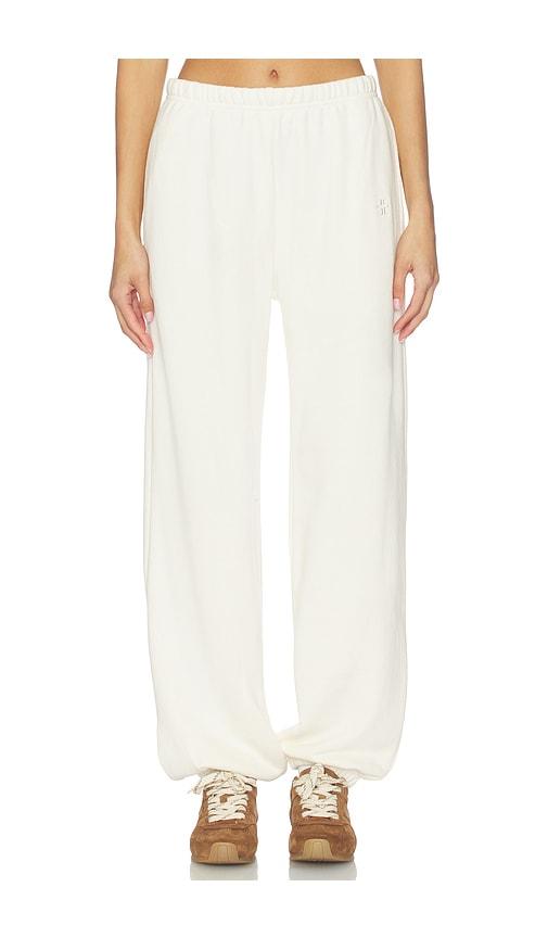eterne boyfriend pocket sweatpant in cream. - size l (also in m, xl)
