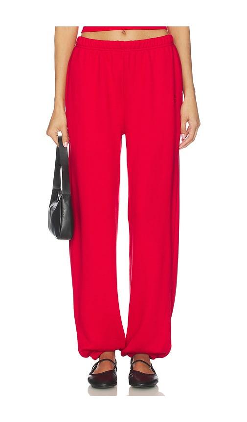eterne boyfriend pocket sweatpant in red. - size l (also in xl)