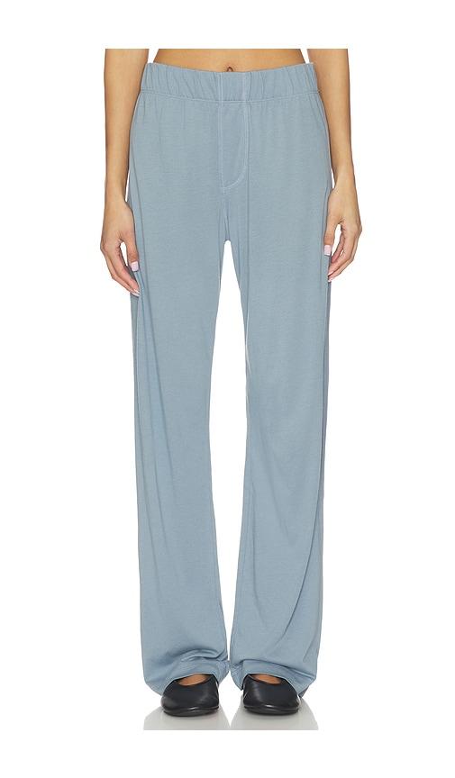 eterne butter rib lounge pant in blue. - size m (also in s, xl, xs)