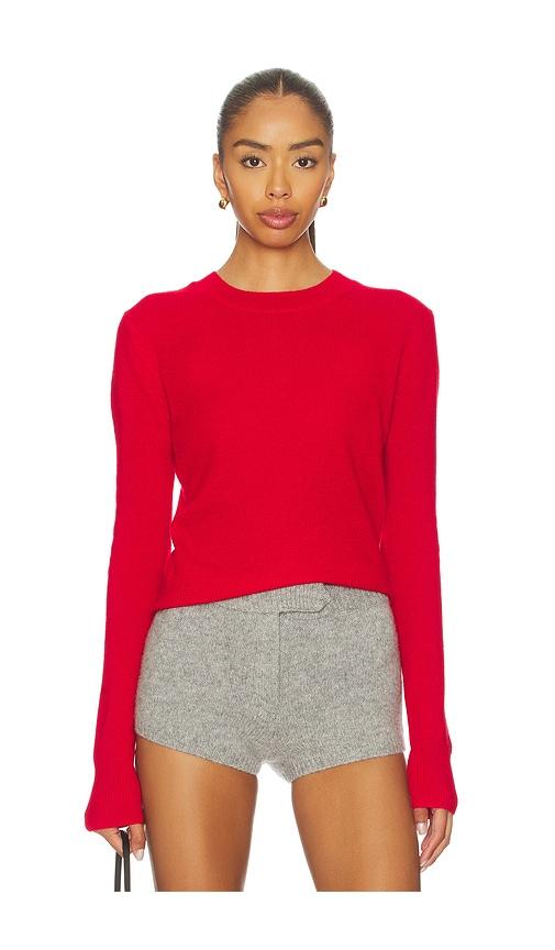 eterne francis sweater in red. - size l/xl (also in m/l)