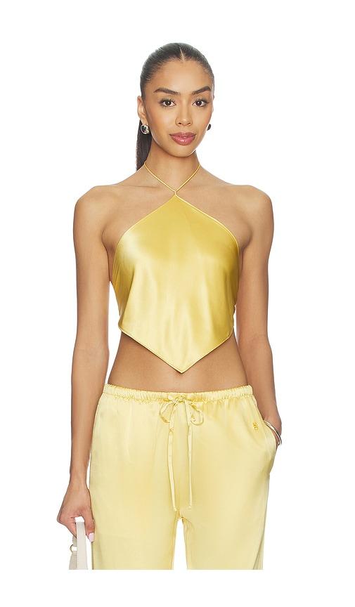 eterne freya top in yellow. - size l/xl (also in m/l)