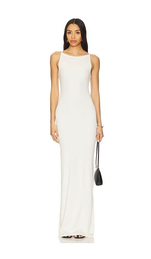 eterne iris maxi dress in cream. - size l (also in xl)