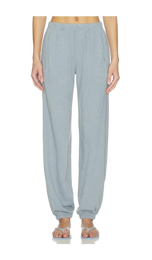 eterne lightweight french terry boyfriend pocket sweatpant in slate. - size l (also in xs, m, xl)