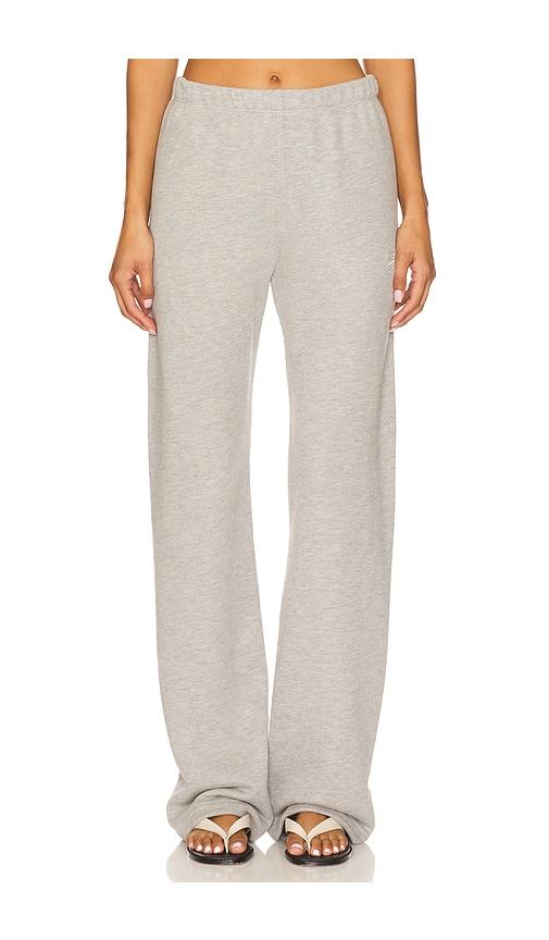 eterne straight leg sweatpant in light grey. - size l (also in m, s, xl, xs)