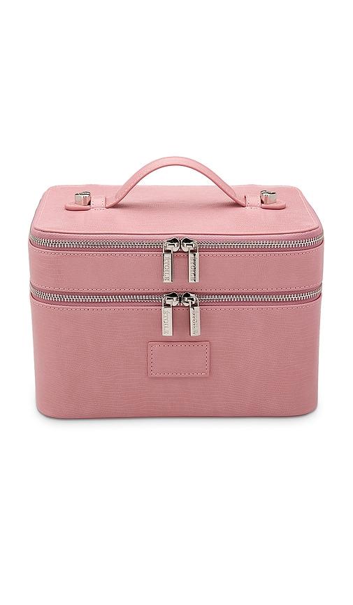 etoile collective duo vanity case in crush lizard print.