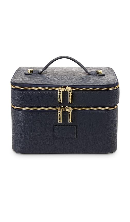 etoile collective duo vanity case in navy.