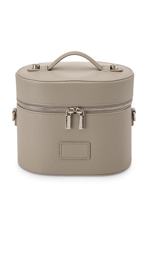 etoile collective oval toiletry case in pebble.
