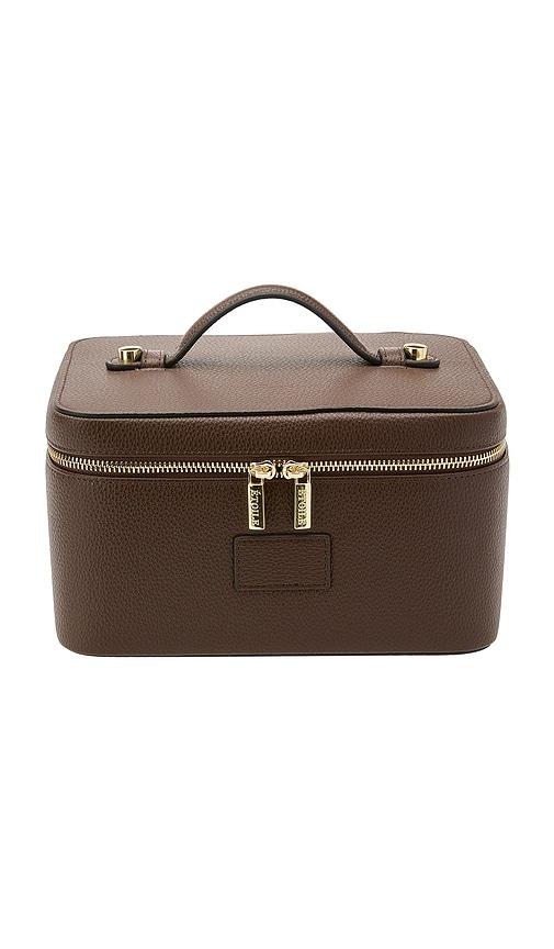 etoile collective vanity case in espresso.