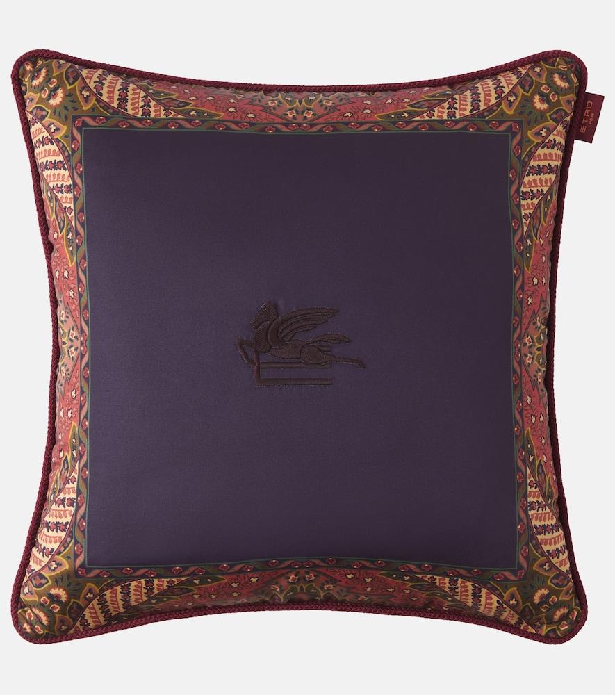 etro boyd paisley cotton cushion