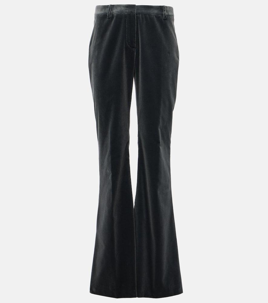 etro cotton flared pants