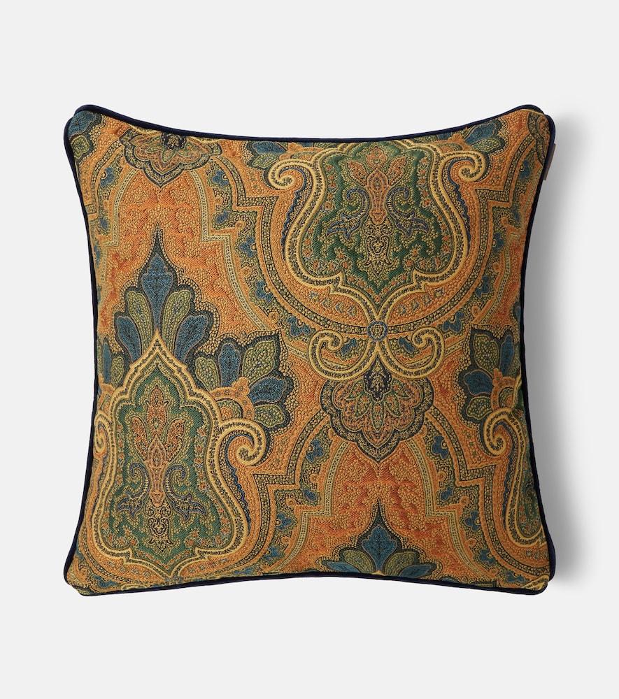 etro deosai paisley jacquard cushion