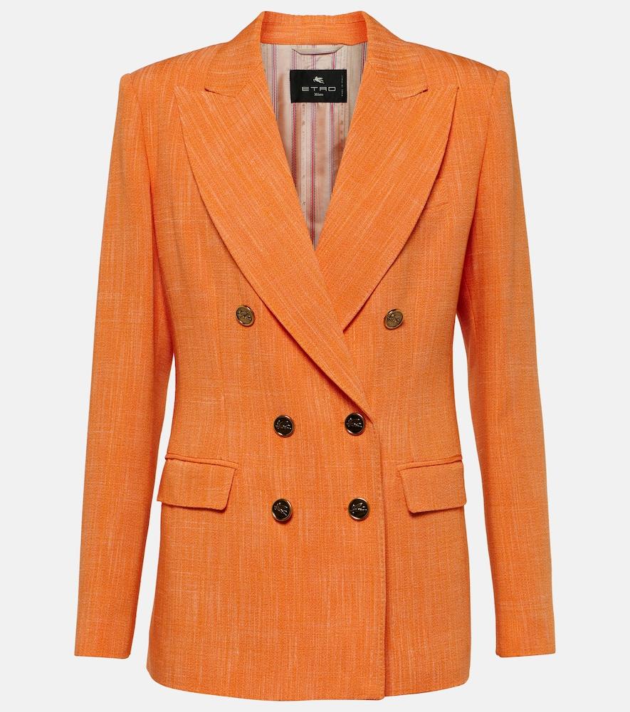 etro double-breasted blazer