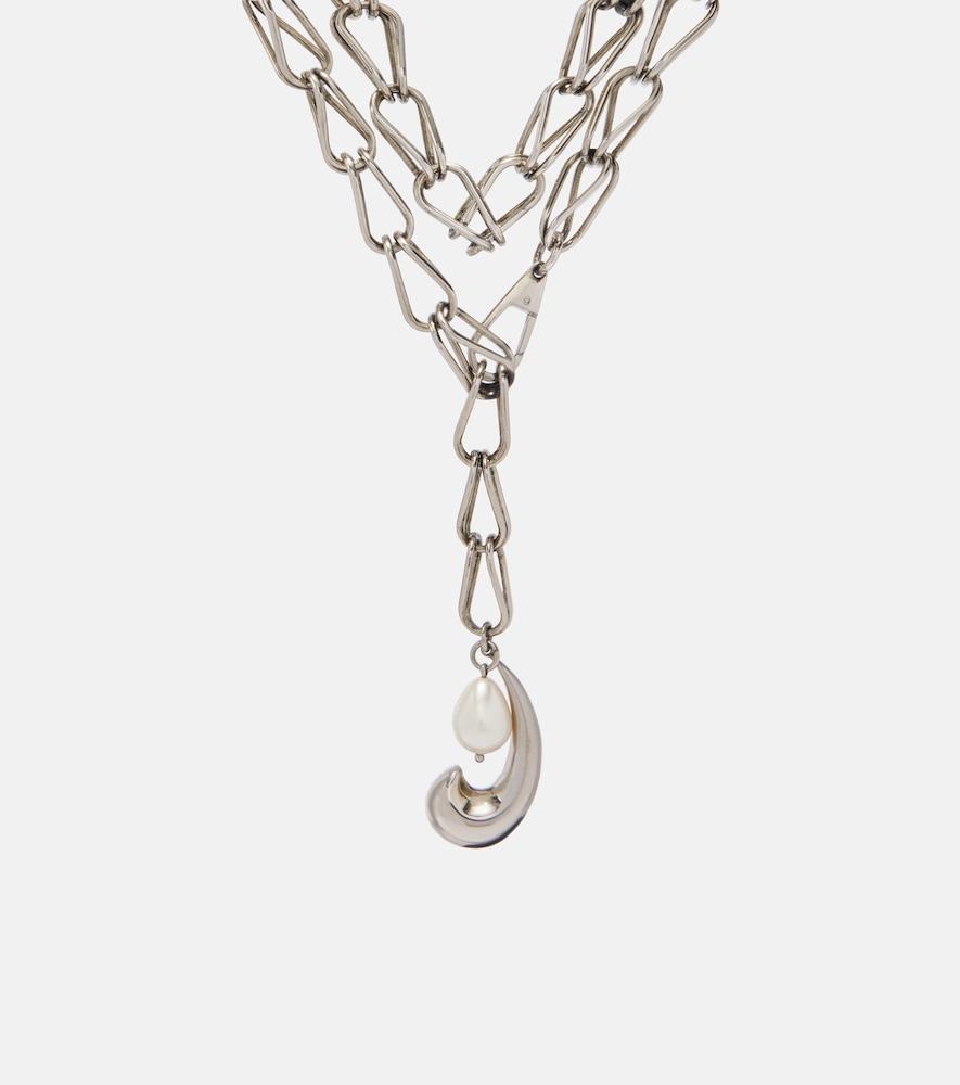 etro embellished chain necklace
