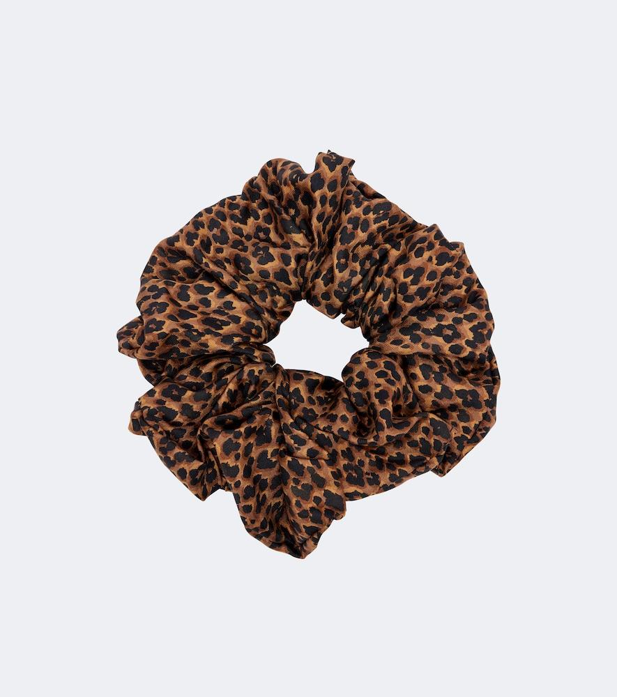 etro leopard-print scrunchie