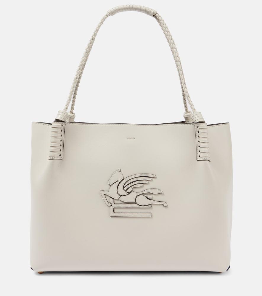 etro libra large leather tote bag