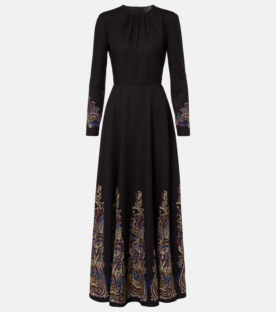 etro paisley maxi dress