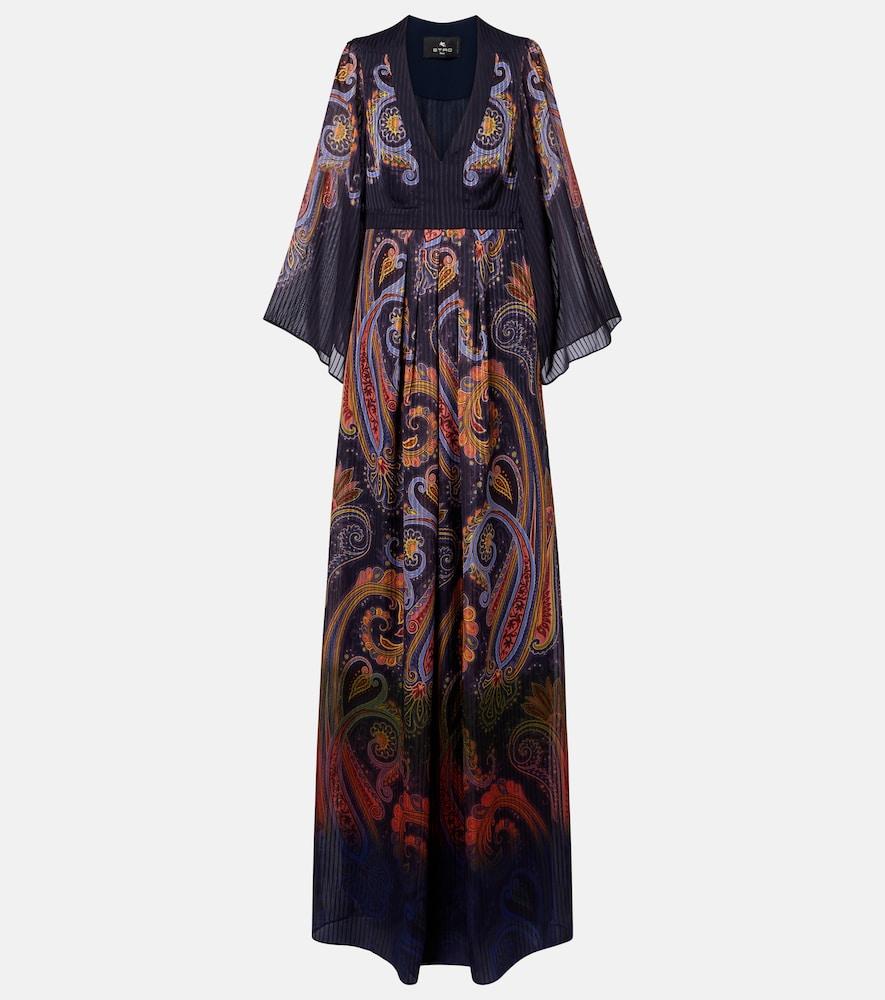etro paisley maxi dress