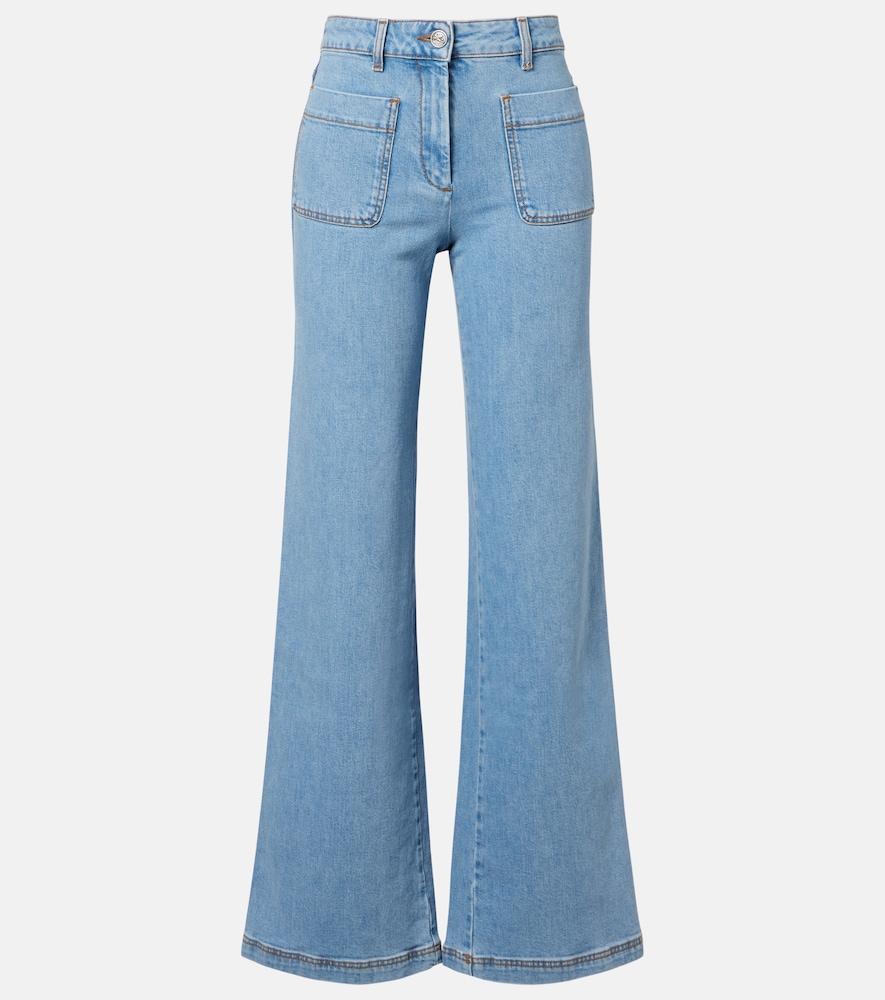 etro pegaso wide-leg jeans