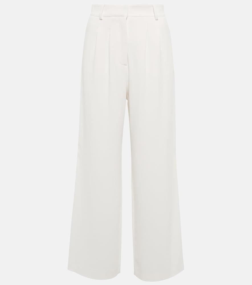 etro pleated high-rise cropped pants