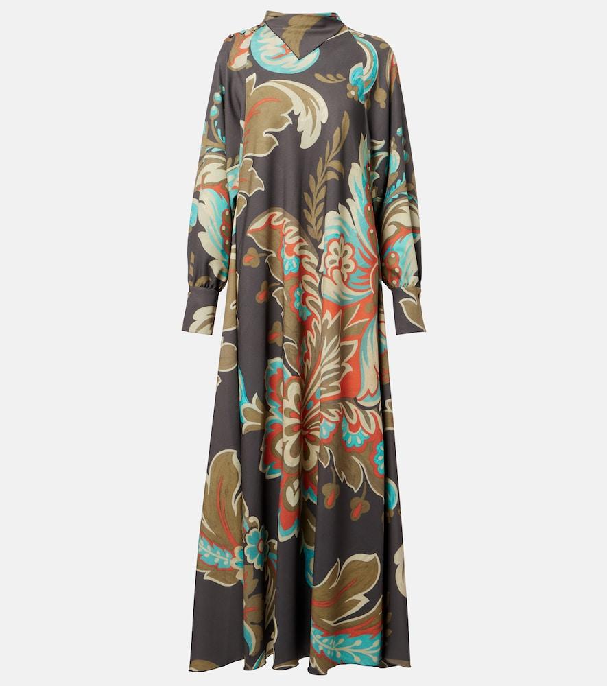 etro printed asymmetric maxi dress