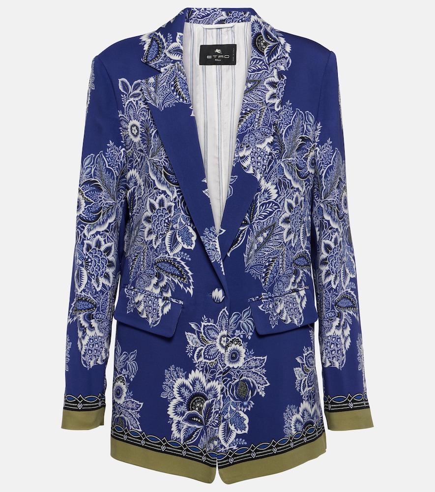 etro printed blazer