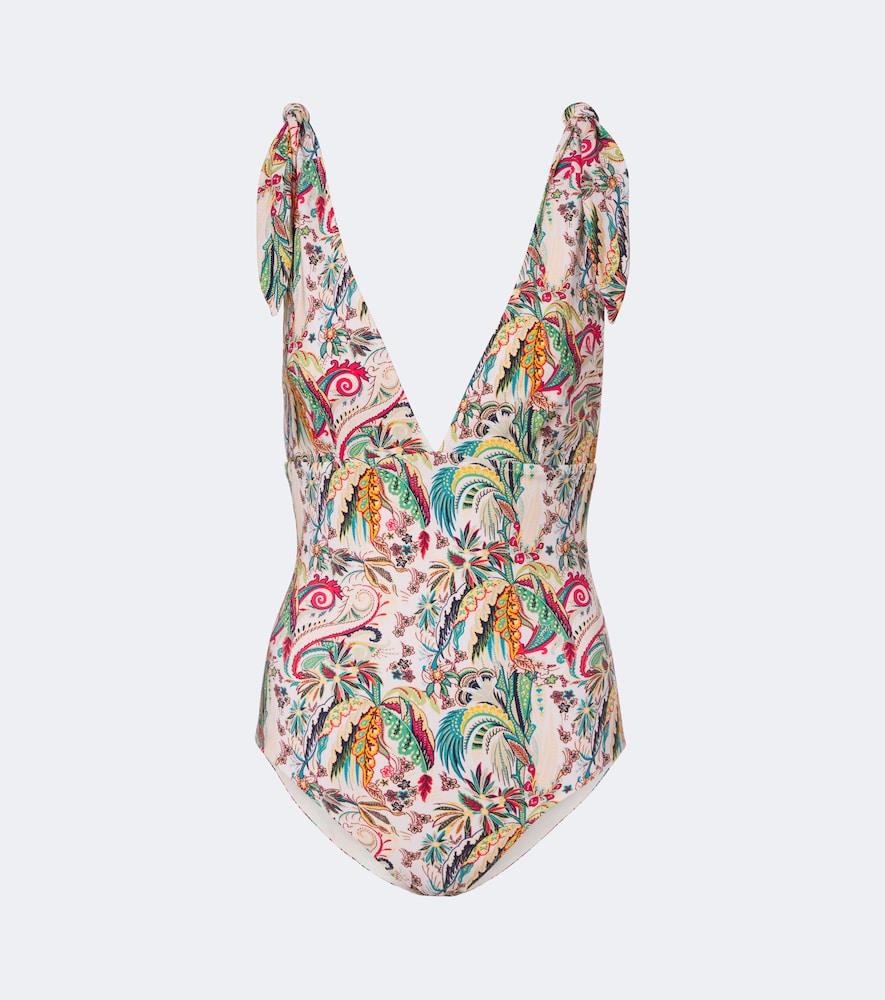 etro printed swimsuit