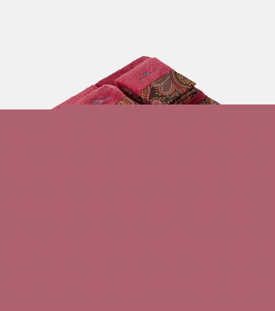 etro set of 5 cotton terry towels