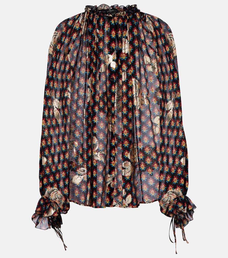 etro silk-blend blouse