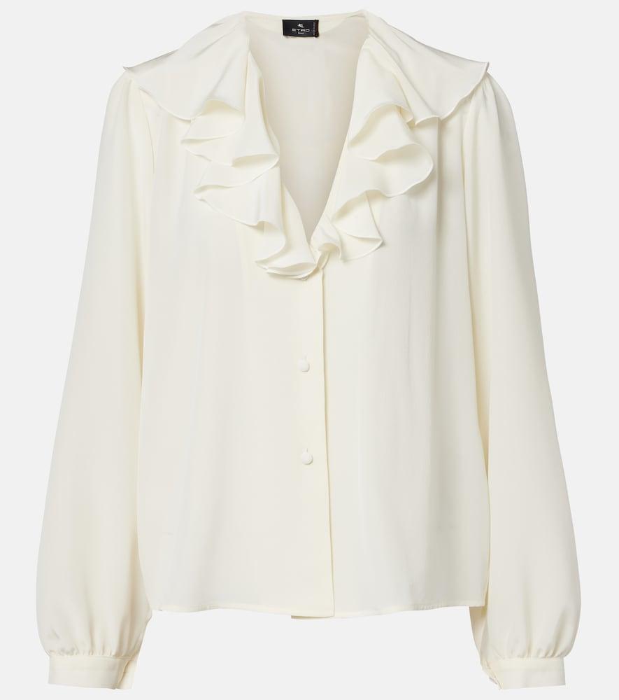 etro silk shirt