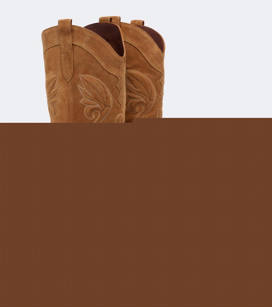 etro suede cowboy boots