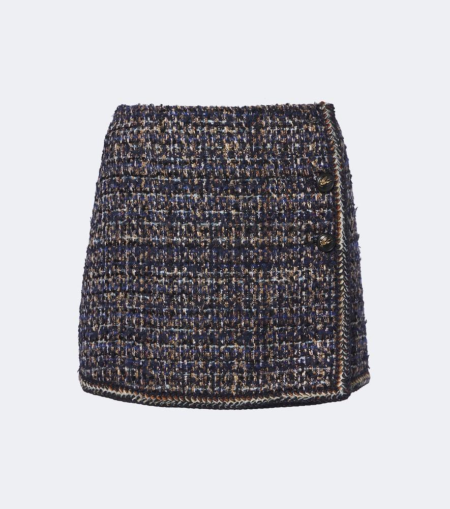 etro tweed miniskirt