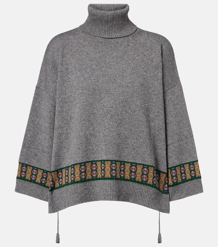 etro wool, cashmere, and cotton-blend sweater